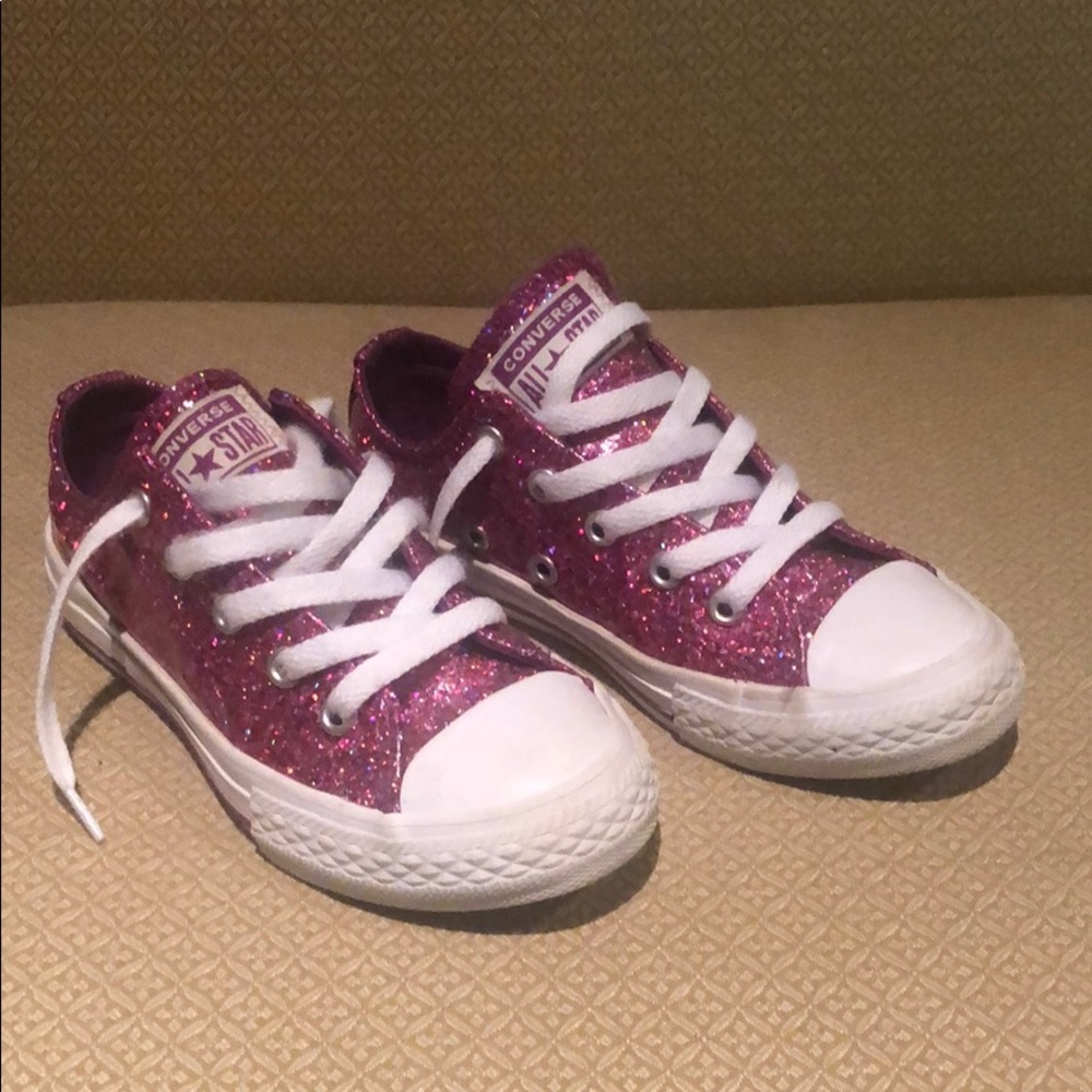 “Converse All Star” sparkly glitter